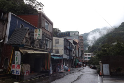 廬山温泉の温泉街